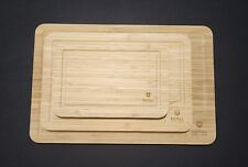 Juego de (3) tablas de cortar madera de bambú Royal Craft ***LIGERAMENTE USADAS, VER FOTOS***, usado segunda mano  Embacar hacia Argentina