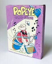Vintage 1990 World's POPEYE Candy Cigarettes Box GUITAR bubble container PURPLE segunda mano  Embacar hacia Mexico
