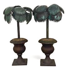 Pair Of Vintage Italian Palm Candlesticks Hollywood Regency Rare for sale  Shipping to South Africa