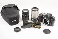 Nikon F80s czarna lustrzanka + Nikkor 35-105mm f3.5-4.5 + 100-300mm f4.5-6.7 DL "CZYTAJ" na sprzedaż  Wysyłka do Poland
