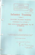 Infantry training volume for sale  BLANDFORD FORUM