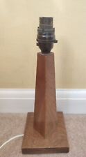 Vintage Oak Art Deco Table Lamp for sale  Shipping to South Africa