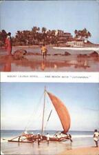 72167139 Colombo Ceylon Sri Lanka Mount Lavinia Hotel Beach with Fishing Catamar comprar usado  Enviando para Brazil