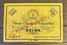 Old label veuve d'occasion  Expédié en Belgium