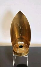 1940 Sconce Light Art Deco Chase Brass & Copper Co. Candlestick Holder Decor, used for sale  Shipping to South Africa