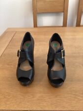 Michael Kors Black Leather Heels Size 4 for sale  Shipping to South Africa
