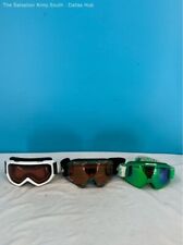 Lot of 3 Ski/Snowboard Goggles: Oakley, Smith, and Bolle, used for sale  Shipping to South Africa