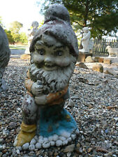 Old weatheredworn gnome for sale  Carmi