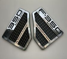 Ford Super Duty 2008 2010 V8 Powerstroke F350 XL insignias emblema de guardabarros segunda mano  Embacar hacia Argentina