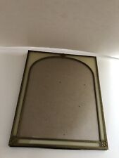 Vintage Arch Bronze Gold Tones Picture Frame Felt Back 9"x11" outside measure for sale  Shipping to South Africa