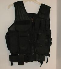 Black tactical vest for sale  Aurora
