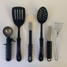 Utensilios de cocina cuchara cuchillo espátula helado cuchara lote negro de 6 segunda mano  Embacar hacia Argentina