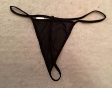 Black sheer thong for sale  BURGESS HILL