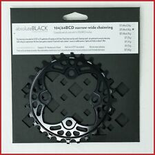 NOS ABSOLUTEBLACK CHAINRING 28t TEETH 104/64 BCD NARROW-WIDE BLACK 4 HOLES MTB for sale  Shipping to South Africa