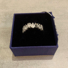 Usado, Auténtico anillo de pera Vittore de cristal blanco rodio SWAROVSKI 5572824 talla 8 segunda mano  Embacar hacia Mexico