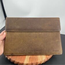 Used, Brookstone Brown Leather Tablet Case Cover for sale  Shipping to South Africa