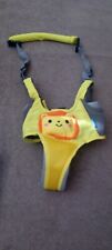 Used, Hand held baby walker safe walking harness cute lion yellow for sale  Shipping to South Africa