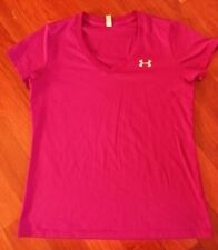 Usado, Blusa Under Armour feminina tamanho S poliéster roxo sólido gola V comprar usado  Enviando para Brazil