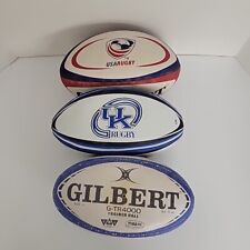 Lote de pelotas de rugby Gilbert Rugby G-TR 4000, University KENTUCKY, y EE. UU. segunda mano  Embacar hacia Argentina