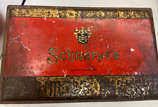 Caixa de lata de doces carmesim Schraffts década de 1930’ comprar usado  Enviando para Brazil