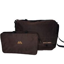 Maclaren Diaper Bag Messenger Crossbody Unisex Nappy Brown Insert $135 for sale  Shipping to South Africa