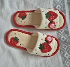 Fabric slippers size for sale  Shipping to Ireland