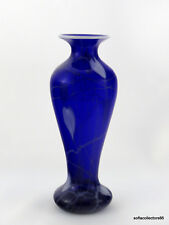Imperial Glass FH 334 Free Hand Vase Blue with White Hanging Hearts ca. 1923-24 for sale  Shipping to South Africa