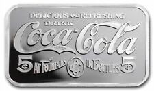 Barra acuñada en cápsula Coca-Cola® vintage de plata .999 de 1 oz segunda mano  Embacar hacia Argentina