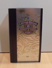 ESTUCHE DE MADERA DE WHISKY ESCOCÉS REAL CHIVAS ANUNCIO VACÍO, usado segunda mano  Embacar hacia Argentina