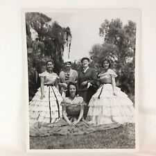 Usado, Vestido grande estreante foto preto e branco década de 1950 meninas do sul saindo 8 x 10 comprar usado  Enviando para Brazil