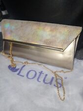 Lotus gold clutch for sale  WELSHPOOL