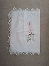 Vintage embroidered lace for sale  TWICKENHAM