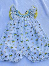 Floral smocked bubble for sale  Spartanburg