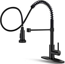 OWOFAN Black Kitchen Faucet with Pull Down Sprayer Stainless Steel Single Han... for sale  Shipping to South Africa