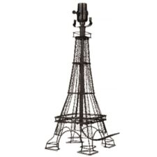 Luminária de mesa Torre Eiffel vintage Paris metal preto lâmpada LED modelo arquitetônico, usado comprar usado  Enviando para Brazil