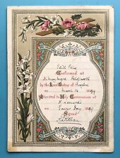 1899 confirmation holy for sale  LITTLEHAMPTON