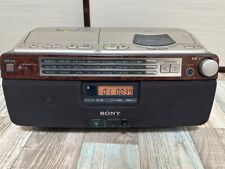 Sony CFD-A100TV Boombox rádio cassete player usado funcionando AM/FM Japão F/S comprar usado  Enviando para Brazil