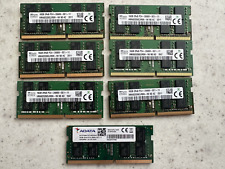 Lot of (7) Adata/Hynix 16GB PC4-2666V DDR4 2RX8 Laptop Ram  16GB per stick, used for sale  Shipping to South Africa