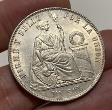 Peru 1869 silver d'occasion  Expédié en Belgium