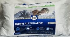 Sealy Sterling Collection Down Alternative Pillows KING 400 TC 2 Pack 18x34x2" for sale  Shipping to South Africa