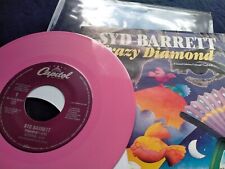 SYD BARRETT / PINK FLOYD - "CRAZY DIAMOND"  7" PINK VINYL Single 45   Rare  comprar usado  Enviando para Brazil
