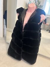Black faux fur for sale  MACCLESFIELD