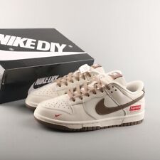 Usado, Nike Air Force BALENCIAGA Supreme SB Dunk Low Branco Leitoso Marrom usado uma vez caixa comprar usado  Enviando para Brazil