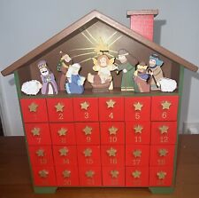 Christmas wooden advent for sale  Los Angeles