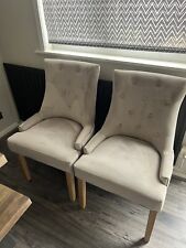 Velvet dining chairs for sale  BROMYARD