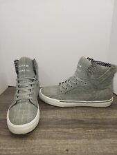 Supra Muska 001 Skytop Gris Zapatillas de Skate de caña alta Zapatos para Hombres Talla 11 segunda mano  Embacar hacia Argentina