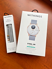 Withings steel smartwatch for sale  CHIGWELL