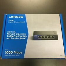 Novo Linksys SE3005 5 Portas Gigabit Ethernet Switch comprar usado  Enviando para Brazil