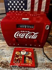 Enfriador de radio y casetes Coca-Cola Old-Tyme AM/FM OTR-1949 con bonificación segunda mano  Embacar hacia Argentina
