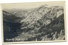 Postal Head of Bear River RPPC década de 1940 montañas Uintah Utah segunda mano  Embacar hacia Argentina